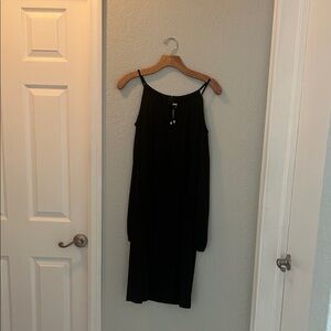 Michael Kors Black Midi Dress